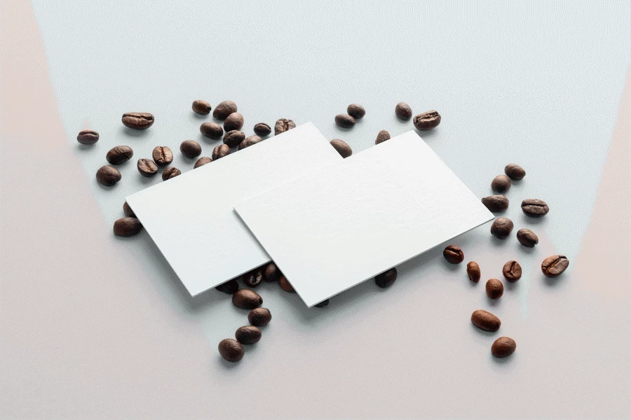 高端品牌咖啡包装袋VI提案场景展示文创智能贴图样机PSD设计素材【021】